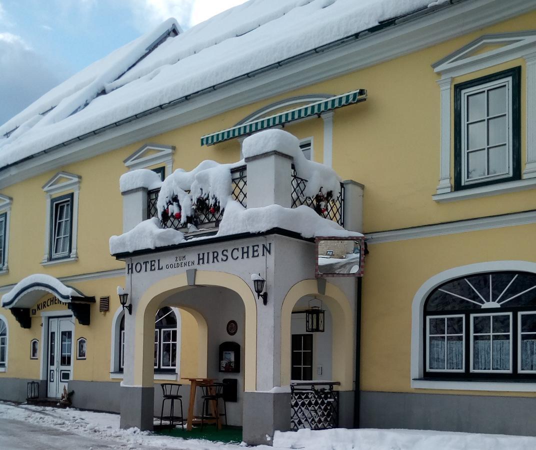 Hotel Zum Goldenen Hirschen Göstling an der Ybbs Buitenkant foto
