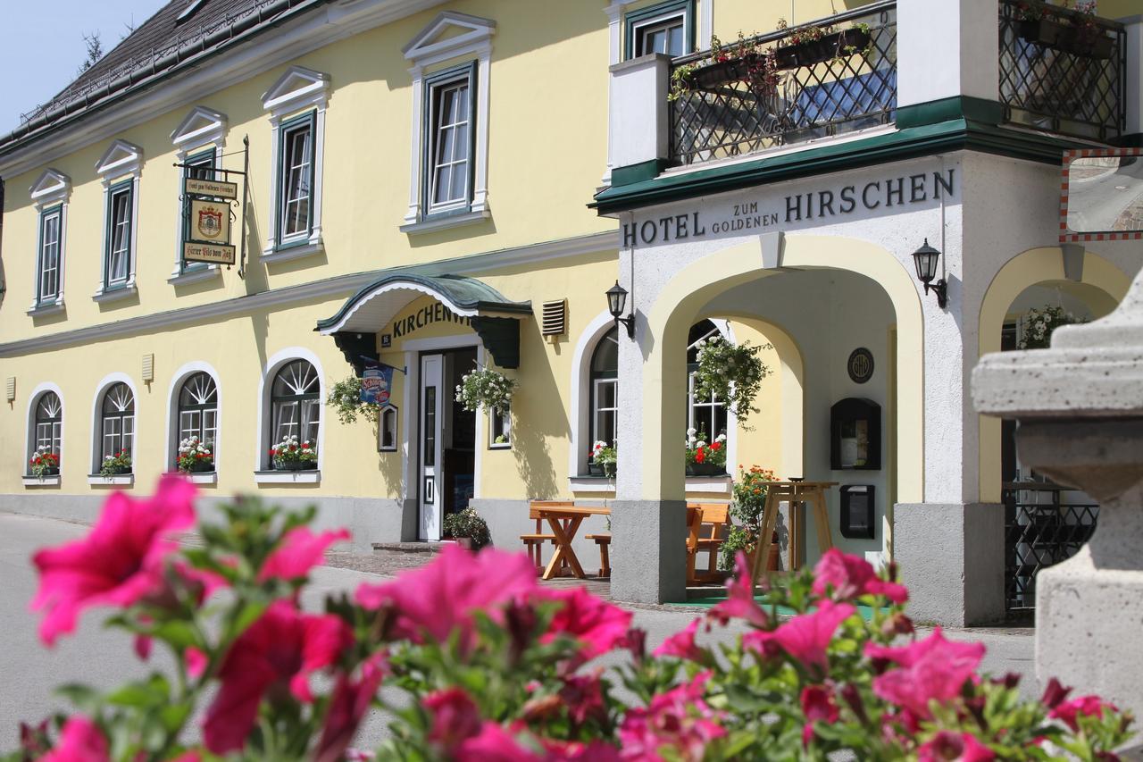 Hotel Zum Goldenen Hirschen Göstling an der Ybbs Buitenkant foto