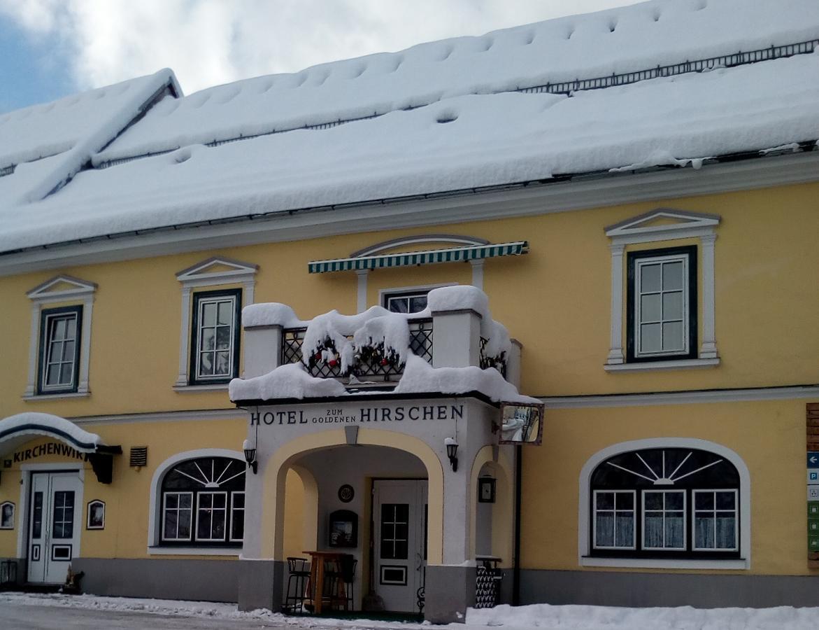 Hotel Zum Goldenen Hirschen Göstling an der Ybbs Buitenkant foto
